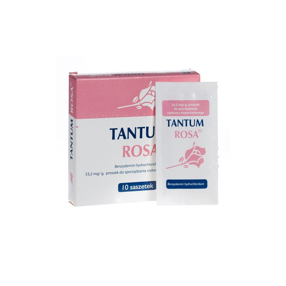 Tantum Rosa , powder for solution for vaginal irrigation, 10 sachets