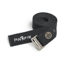 (Thunder) Manduka Align Cotton Yoga Strap 10' Foot