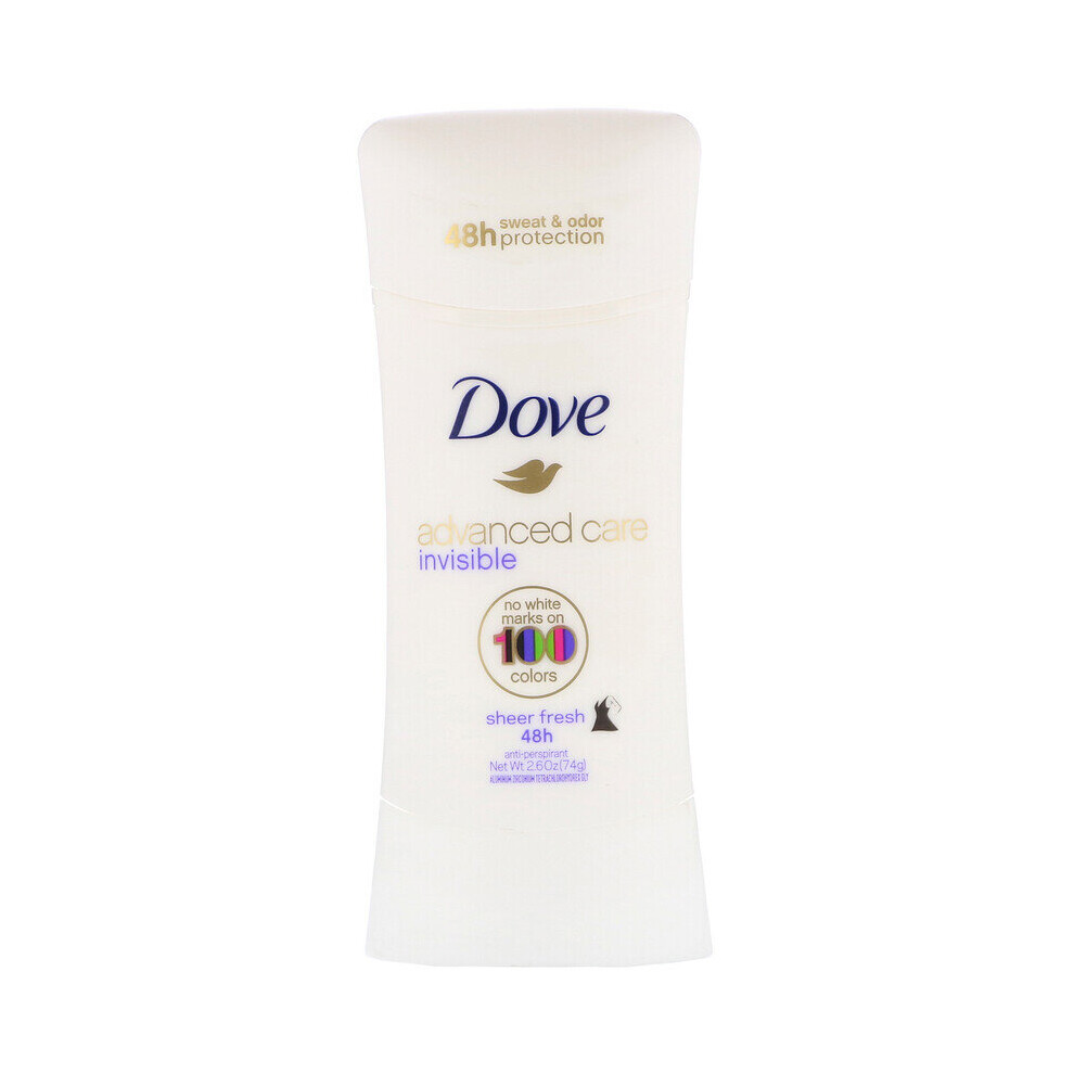 Dove White Advanced Care, Invisible, Anti-Perspirant Deodorant, Sheer Fresh