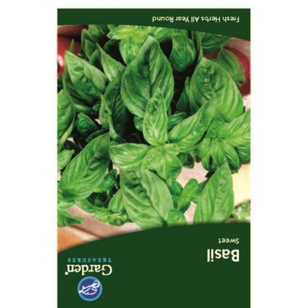 Basil Sweet Seeds Herbs Garden Treasure 245 Seeds