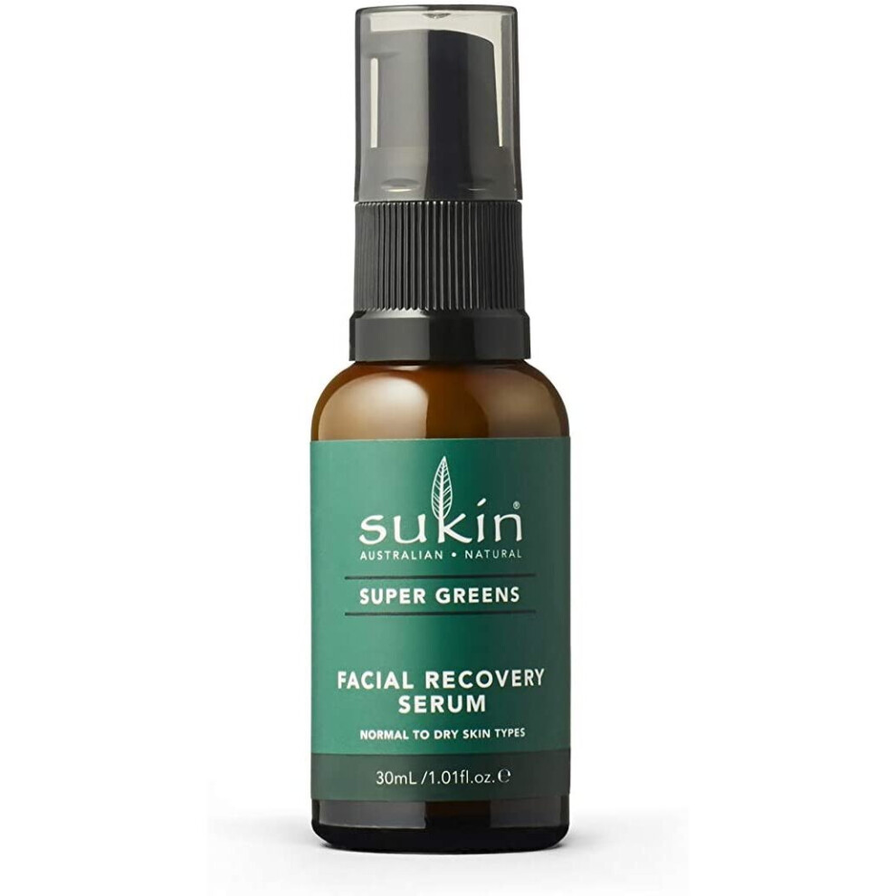 Sukin Super Greens Facial Recovery Serum 30ml
