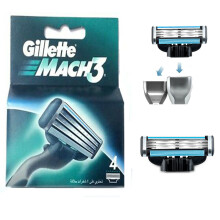 Gillette Razor Blades Mach 3 Cartridge Genuine Triple Blade Shaving