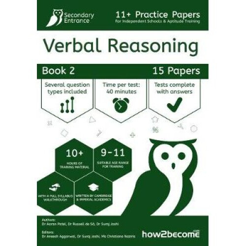 11+ Practice Papers For Independent Schools & Aptitude Training Verbal Reasoning Book 2