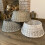 Samuel Alexander 40/58cm Samuel Alexander Deluxe Wicker Willow Christmas Tree Skirt - Medium Light Grey 3