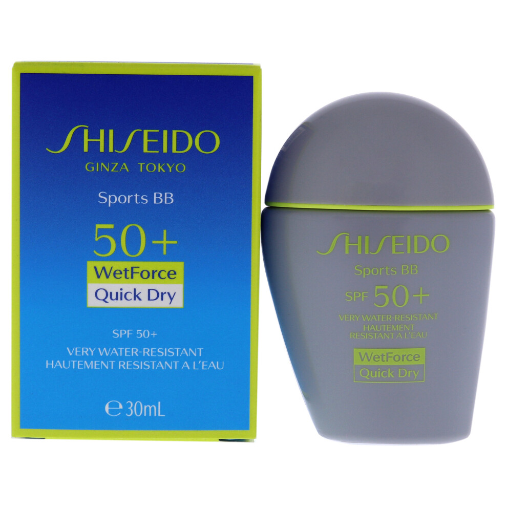 Shiseido Sports BB WetForce SPF 50 - Medium Dark - 1 oz Sunscreen