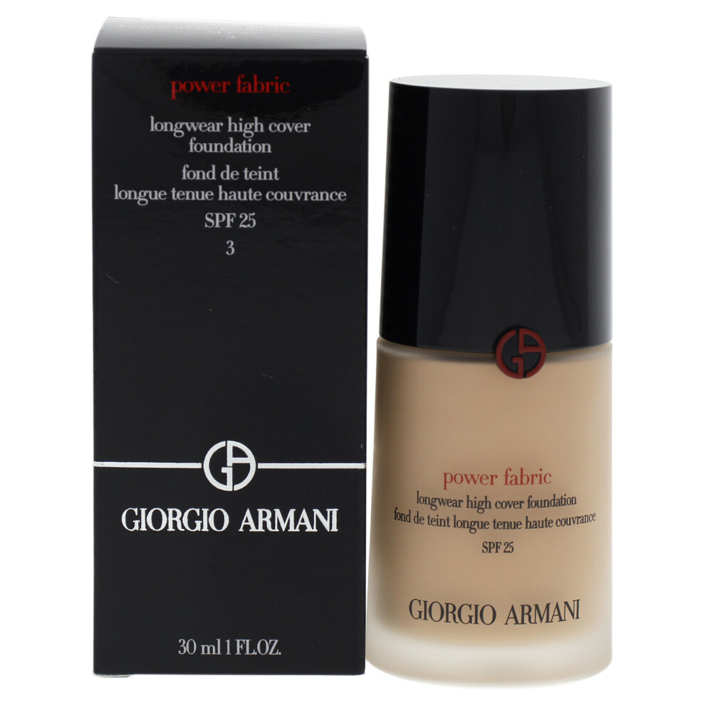 Giorgio Armani Power Fabric Longwear High Cover Foundation SPF 25 - 03 - 1 oz Foundation