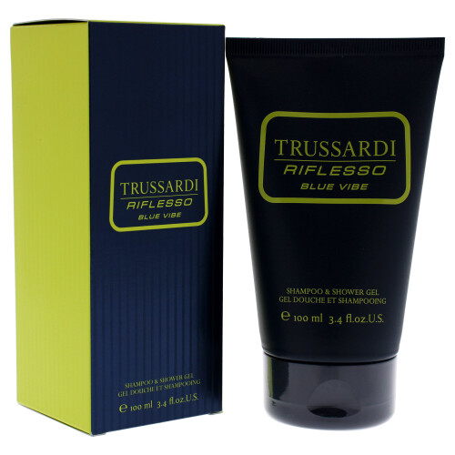 Trussardi Riflesso Blue Vibe Ανδρικό Σαμπουάν και Αφρόλουτρο 3.4 oz 2