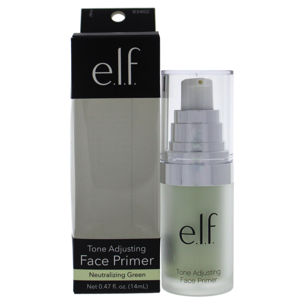 e.l.f. Tone Adjusting Face Primer -Neutralizing Green - 0.47 oz Primer