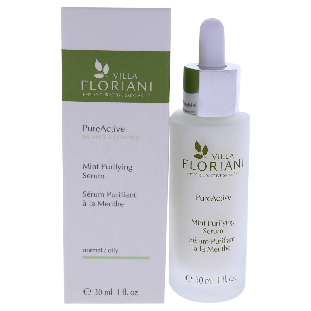 Villa Floriani Pureactive Purifying Serum - Mint - 1 Oz Serum