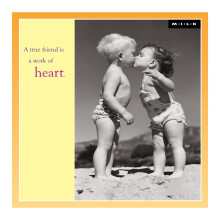 M.I.L.K A True Friend Is A Work Of Art Greeting Card