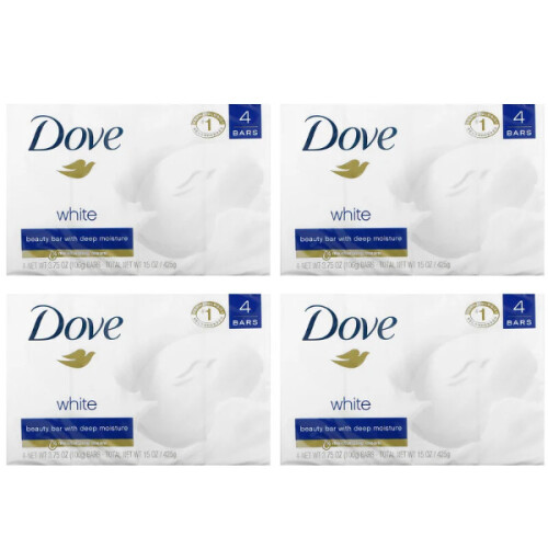 Dove Dove, Κρέμα Σαπουνιού με Βάθος Νερού, Original, 4 Μπάρες, 3.75 oz (106 g) Each