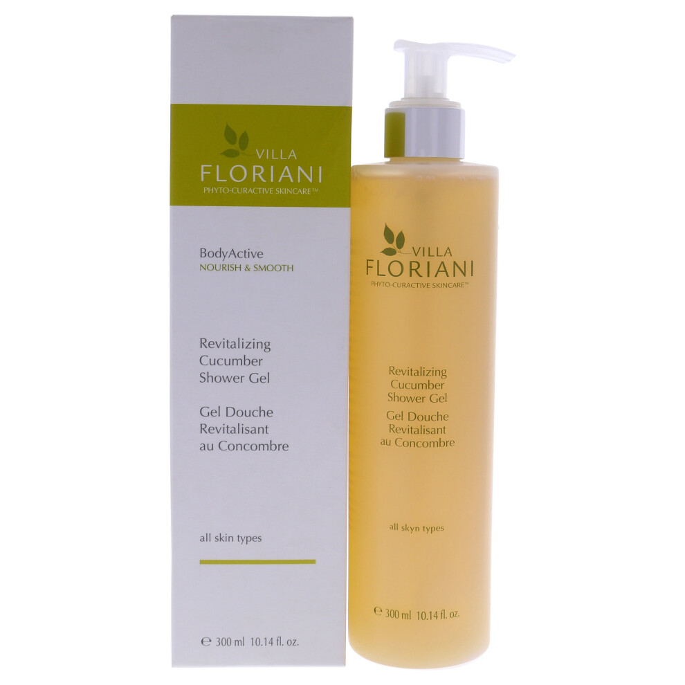 Villa Floriani Revitalizing Shower Gel - Cucumber - 10.14 Oz Shower Gel
