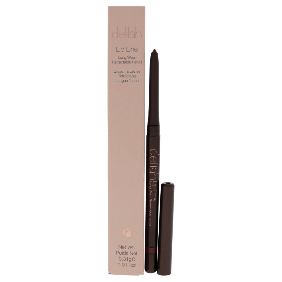 Delilah Lip Line Long Wear Retractable Pencil - Pou - 0.011 Oz Lip Liner