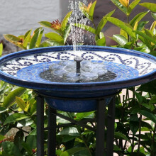 Solar Water Fountain Solar Bird Bath Fountain Aurinkoveden ominaisuudet