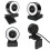 2K HD Autofocus USB 2.0 Webcam With LED Ring Light 360 Adjustable For PC/Laptop 8