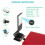 USB Rechargeable LED Book Reading Light Flexible Clip On Lamp 5