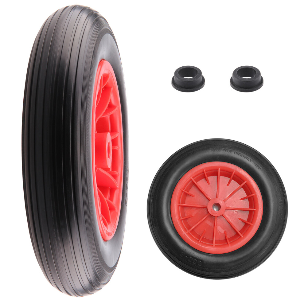 14" REPLACEMENT PUNCTURE PROOF WHEELBARROW WHEEL 3.50-4.00/8 UK STOCK