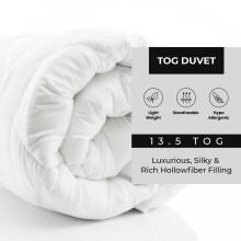 (13.5 Tog, Double) Hotel Quality Duvet Warm Anti Allergic Quilt Tog