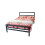(Single) Eaton Contract Metal Bed Frame Black - Mesh Base 3