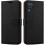 (Black) For Samsung Galaxy A12 Leather Case 1