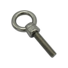 M12 Long Shank Eye Bolt Stainless Steel (50MM Metric Thread Rope)
