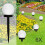 6x Solar Round Ball Globe LED Garden Path Ground Lights Stake Lighting 2