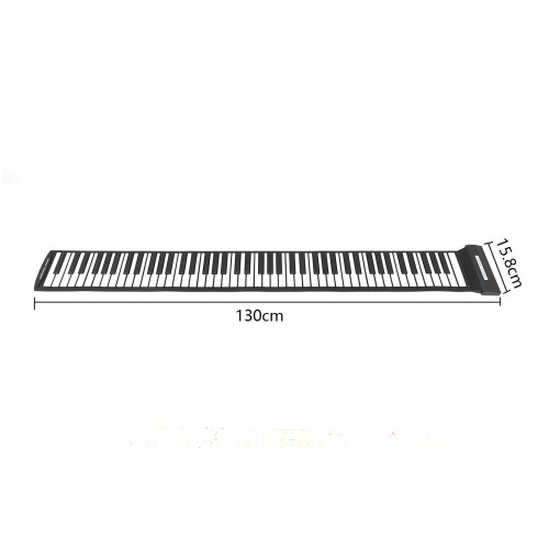 Ευέλικτο USB MIDI Roll Up Ηλεκτρονικό πληκτρολόγιο πιάνου Pro αγόρι κορίτσι δώρο 1