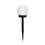 6x Solar Round Ball Globe LED Garden Path Ground Lights Stake Lighting 8