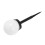 6x Solar Round Ball Globe LED Garden Path Ground Lights Stake Lighting 7