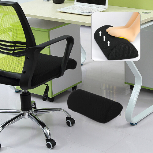 Office Foot Rest Under Ergonomic Foot Cushion Half Cylinder Pillow
