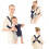 (Purple) Adjustable Infant Baby Carrier Wrap Sling 3