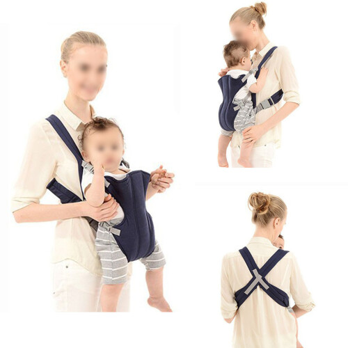 (Purple) Adjustable Infant Baby Carrier Wrap Sling 2