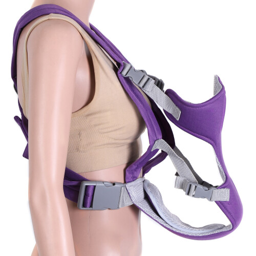 (Purple) Adjustable Infant Baby Carrier Wrap Sling