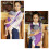 (Purple) Adjustable Infant Baby Carrier Wrap Sling 4