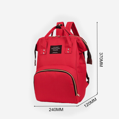 (Black) Backpack Diaper Nappy Backpack 1