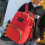(Black) Backpack Diaper Nappy Backpack 3