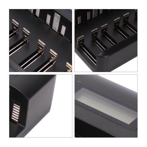 8 Slot Intelligent Battery USB For AA AAA C D Rechargeable Batteries 2