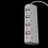 4 WAY Switched Mains Extension Lead Plug Socket Individual Switch 2M 7