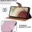 (Rose Gold) For Samsung Galaxy A12 Leather Case 2