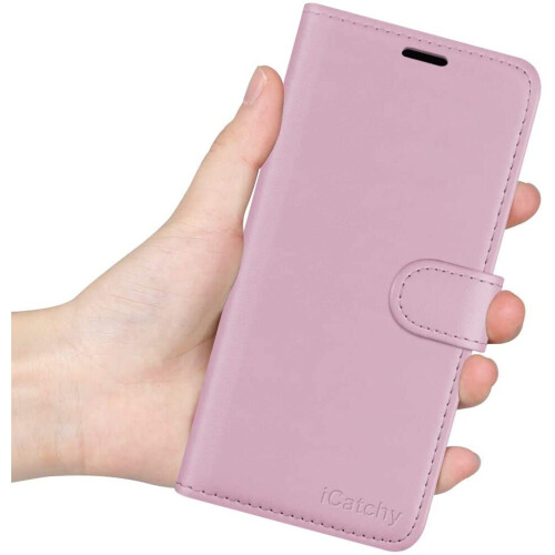 (Rose Gold) For Samsung Galaxy A12 Leather Case 2