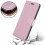 (Rose Gold) For Samsung Galaxy A12 Leather Case 5