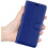 (Blue) For Samsung Galaxy A12 Leather Case 5