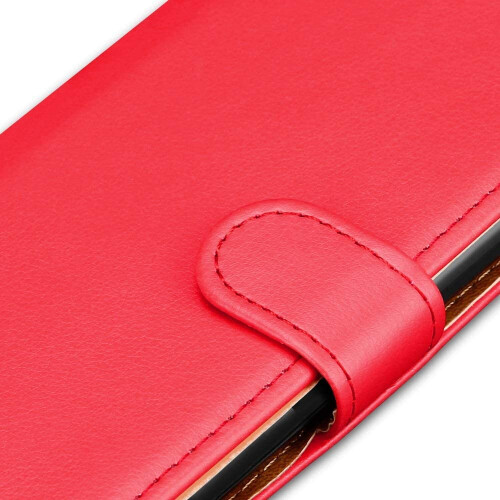 (Red) For Samsung Galaxy A12 Leather Case 2
