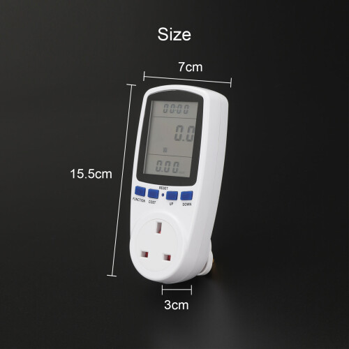 Plug Electricity Power Consumption Meter Energy 1