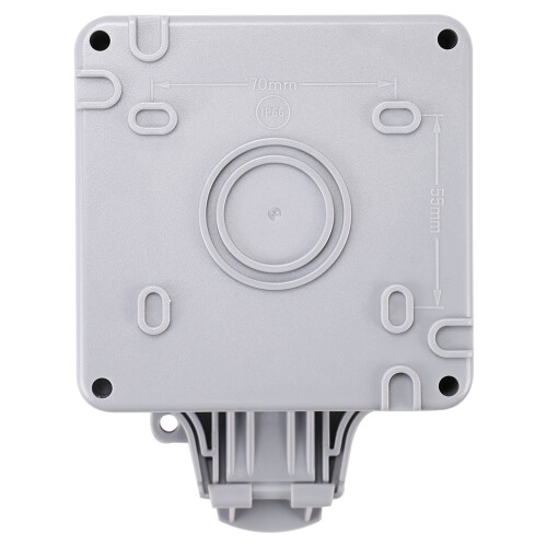 Waterproof Outdoor Switched 13A Storm Socket Single Outside Socket Box 1