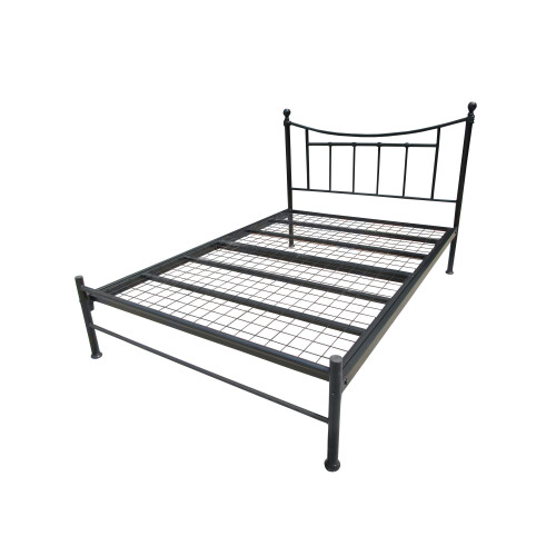 (Single) Bristol Metal Bed Frame Black - Strong Mesh Base