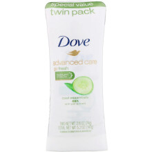 Dove, Advanced Care, Go Fresh, 2 Pack, Anti-Perspirant Deodorant