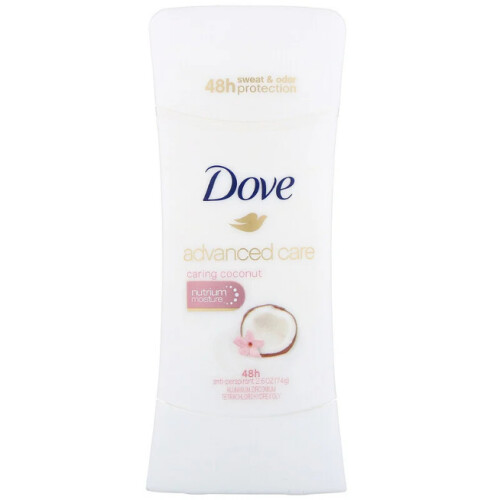Dove Dove, Advanced Care, Αντιπυρετικός Ντεοδοράντ, Caring Coconut, 2.6 oz (74 g)