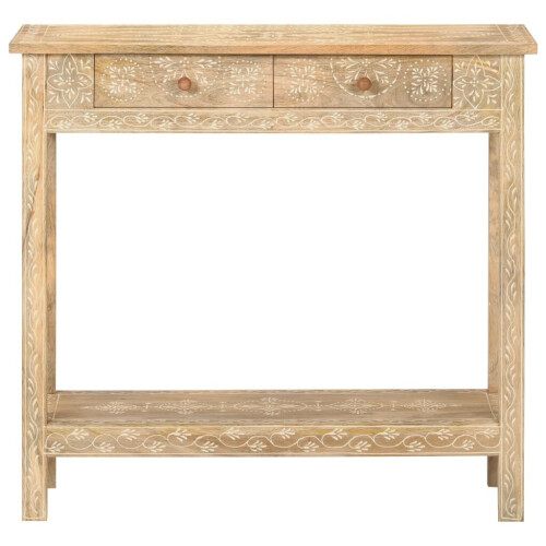 VidaXL vidaXL Solid Mango Wood Console Table Side Hall Telephone Table Storage Home 2