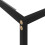 VidaXL vidaXL Console Table Transparent 80 cm Tempered Glass Accent Side End Desk 5